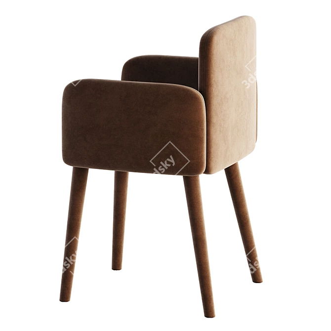 Elegant BABI Chair Lema 3D model image 5