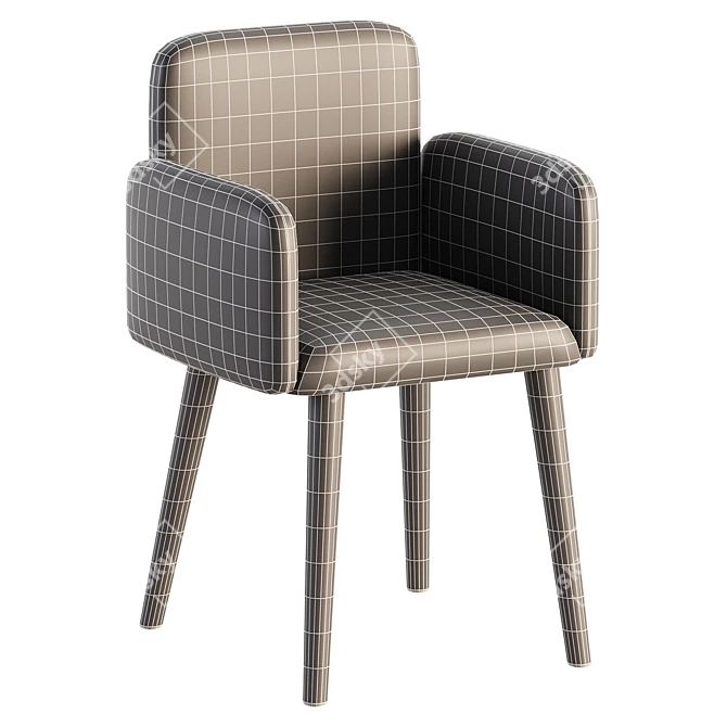 Elegant BABI Chair Lema 3D model image 6