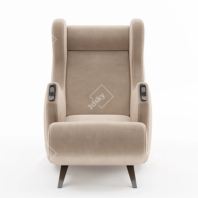 Luxury Cadillac Armchair by Pierre Augustine 3D model image 2