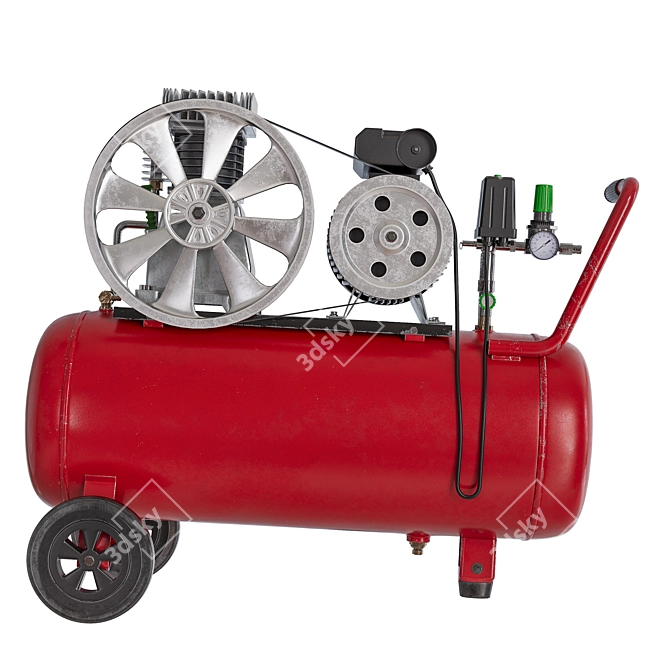 Corona 7 Air Compressor 3D model image 7