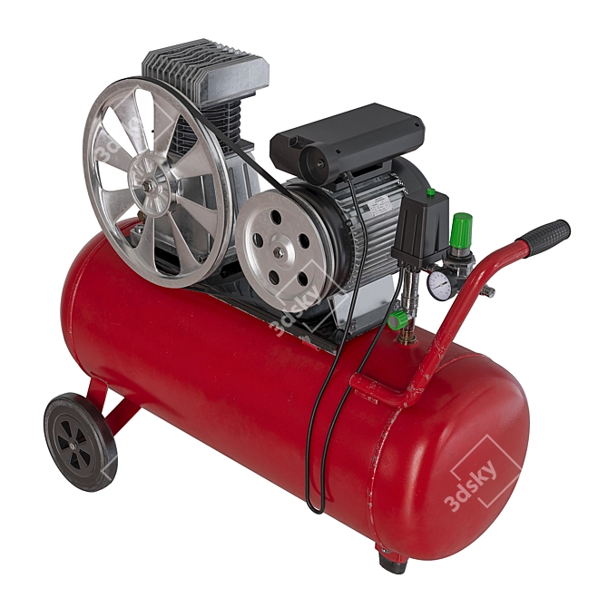 Corona 7 Air Compressor 3D model image 1