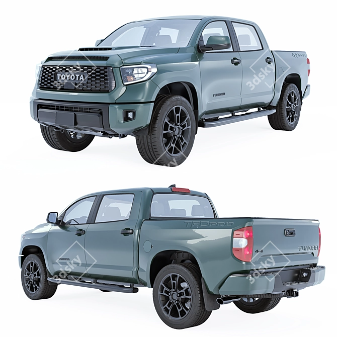 2021 MAX Toyota Tundra TRD 3D model image 1