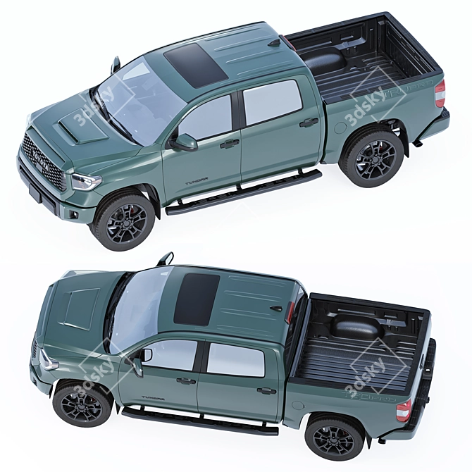 2021 MAX Toyota Tundra TRD 3D model image 2