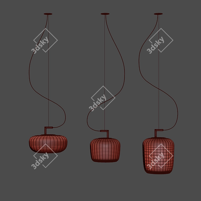  Brokis Double Pendant Lamp 3D model image 7