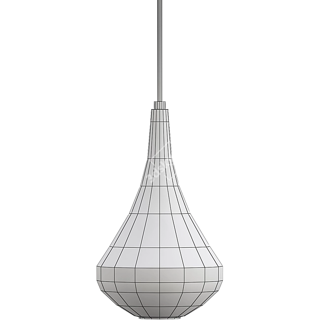 Modern Pendant Light Fixture 152.40cm 3D model image 2