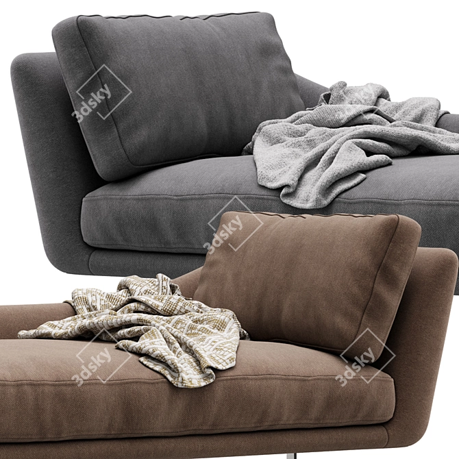 Modern Bonaldo Skid Furniture Design 3D model image 2