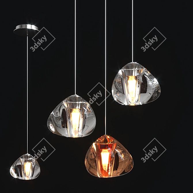Metaphysical Glow Plafond Light 3D model image 1
