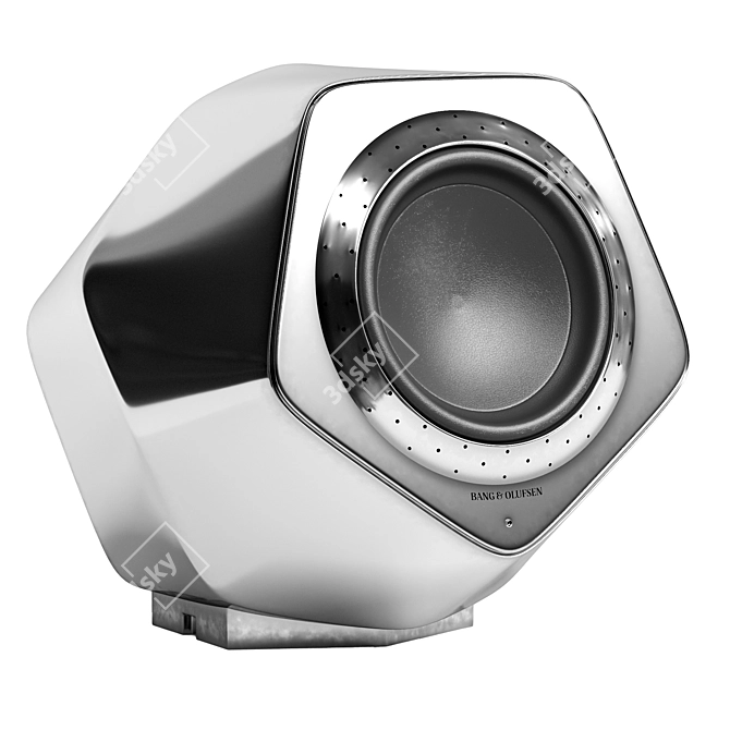 Wireless High-Quality Subwoofer Beolab 19 3D model image 2