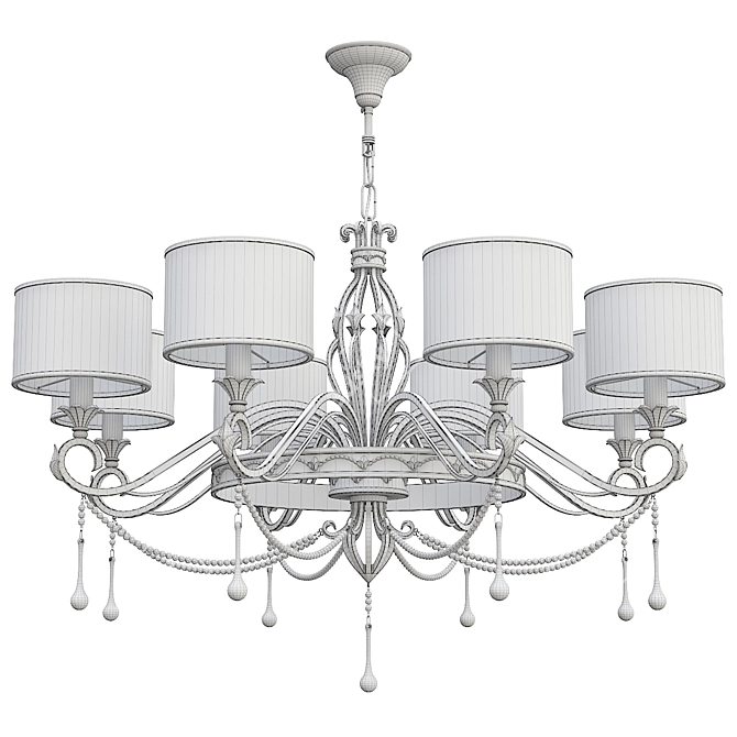 Elegant Maytoni Fiore Chandelier Illuminate 3D model image 3