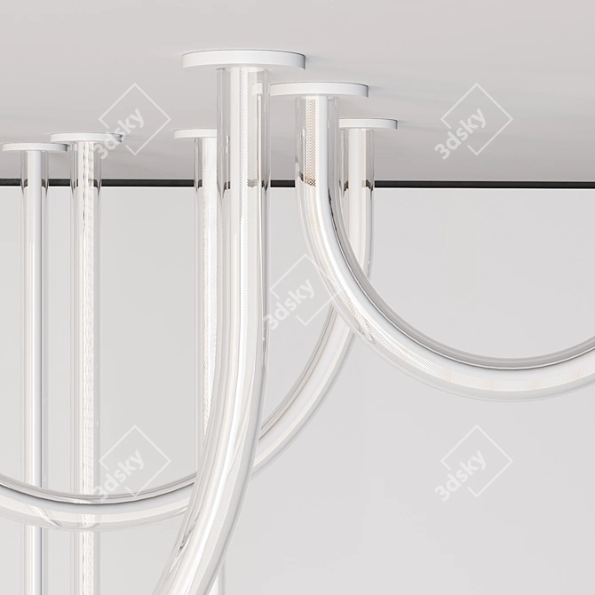 V-Form LED Tube Series Fixture 3D model image 5