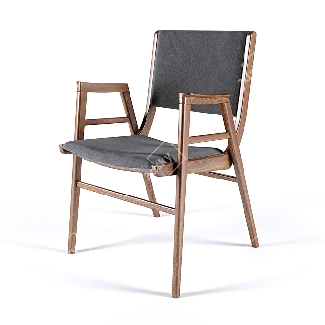 Modern Frantisek Jirak Chair 3D model image 1