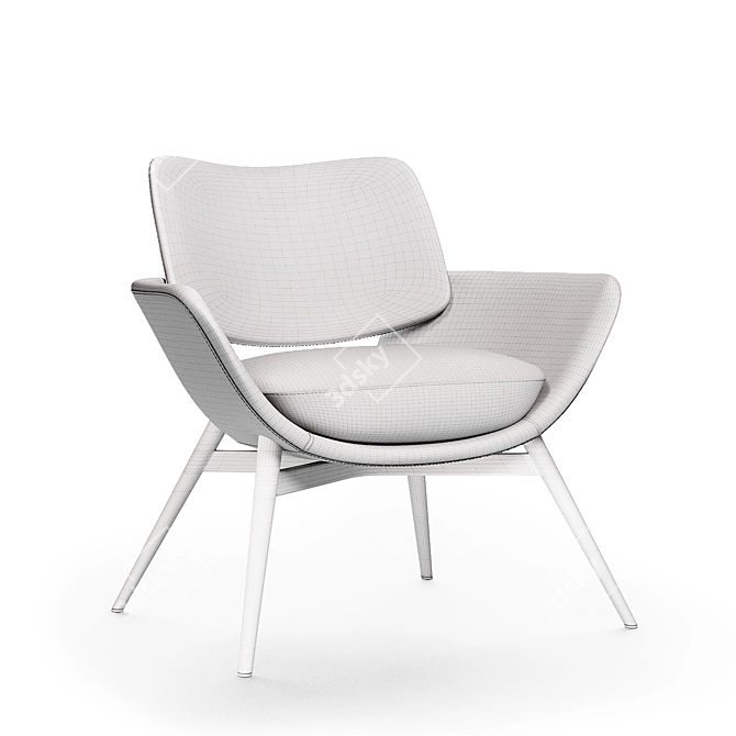 Union Relax Armchair - LOOK 3D model image 2