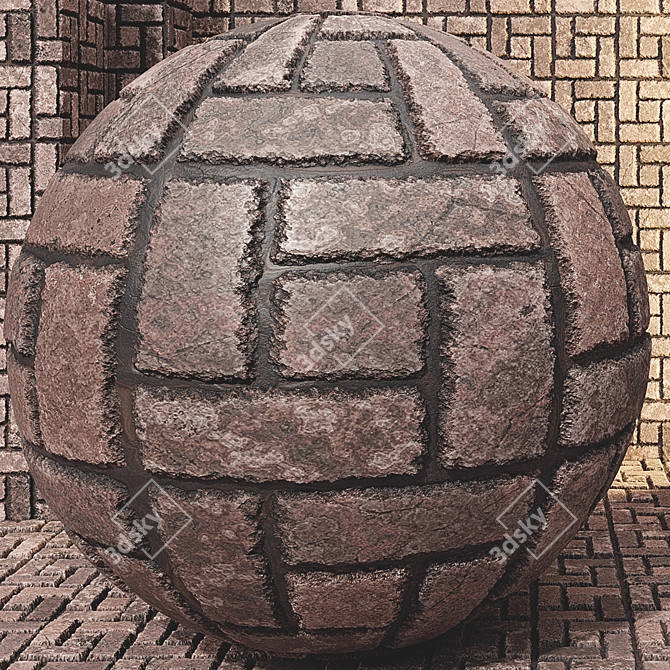 Seamless Brick 4K Texture Collection 3D model image 2