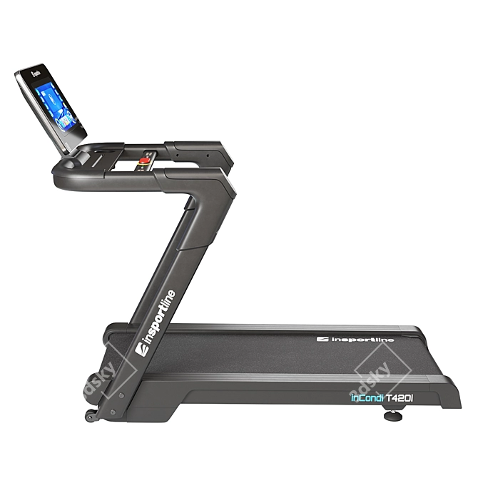 InSportline T420i Folding Treadmill 3D model image 2