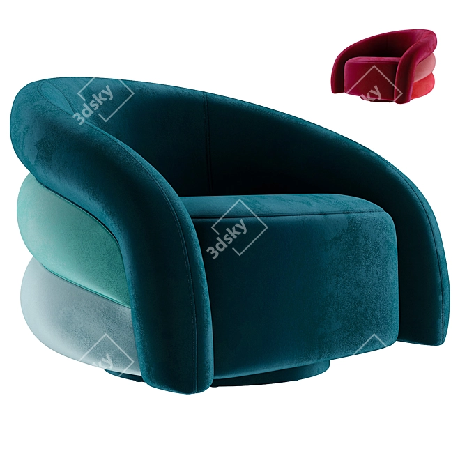 Eichholtz Novelle Armchair 3D model image 1