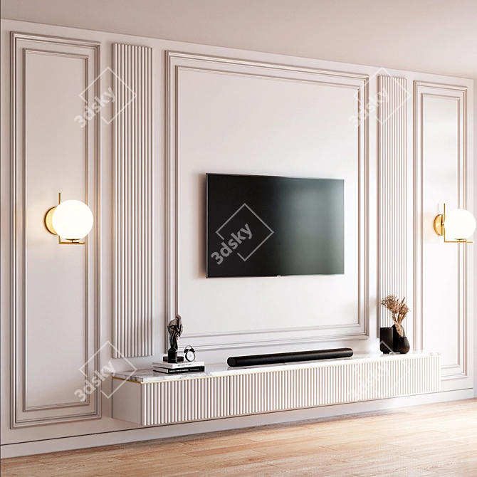  Samsung TV Wall Mount Stand 3D model image 2