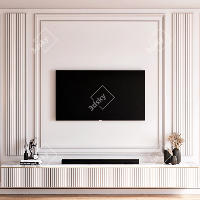  Samsung TV Wall Mount Stand 3D model image 4