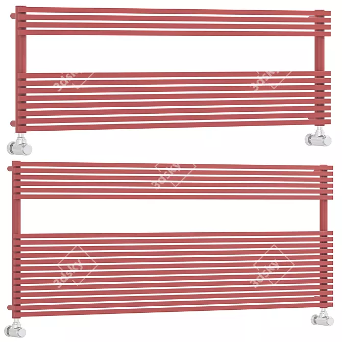 Cordivari KATIA VX Wide Towel Rail 3D model image 2