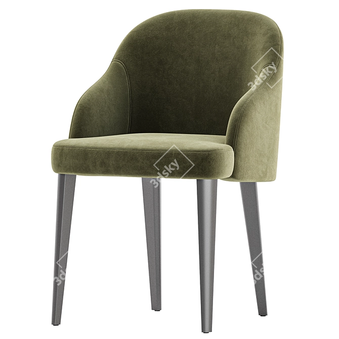 Modern Odette Chair Set Collection 3D model image 4