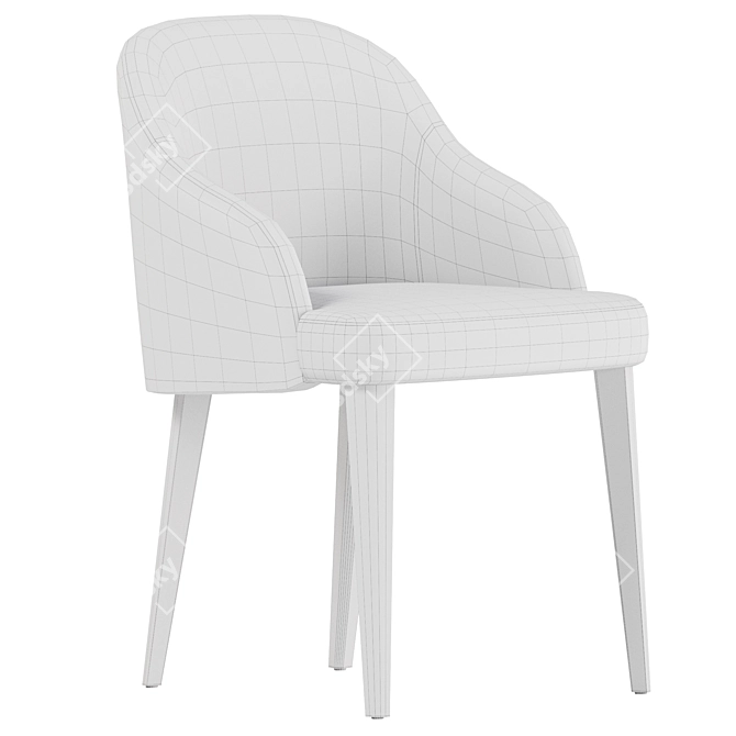 Modern Odette Chair Set Collection 3D model image 7