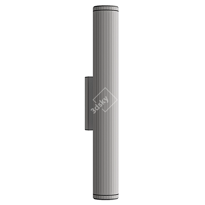 Sleek Saulo Wall Light Duo 3D model image 5