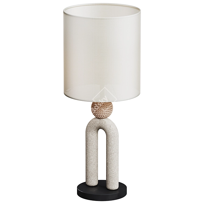 Stylish Carlo Table Lamp 3D model image 3