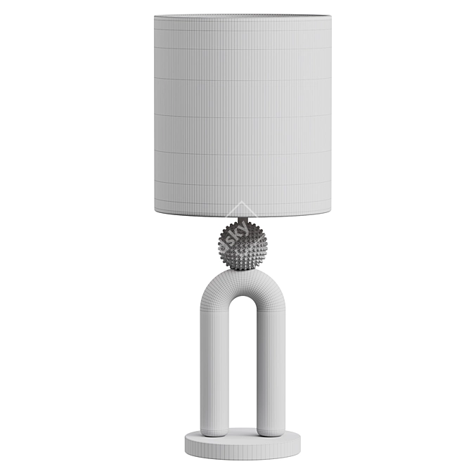 Stylish Carlo Table Lamp 3D model image 4