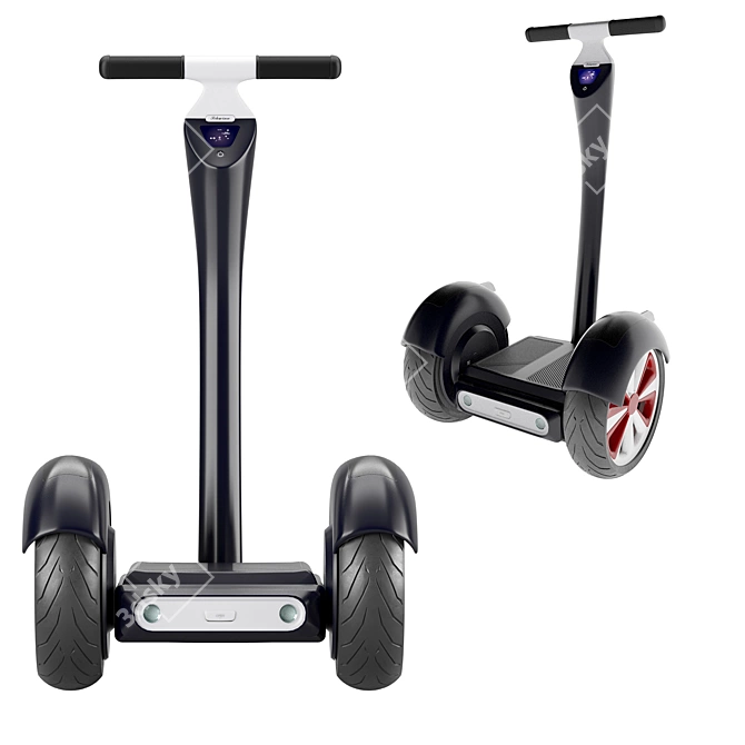 Portable Foldable Electric Bike 3D model image 1