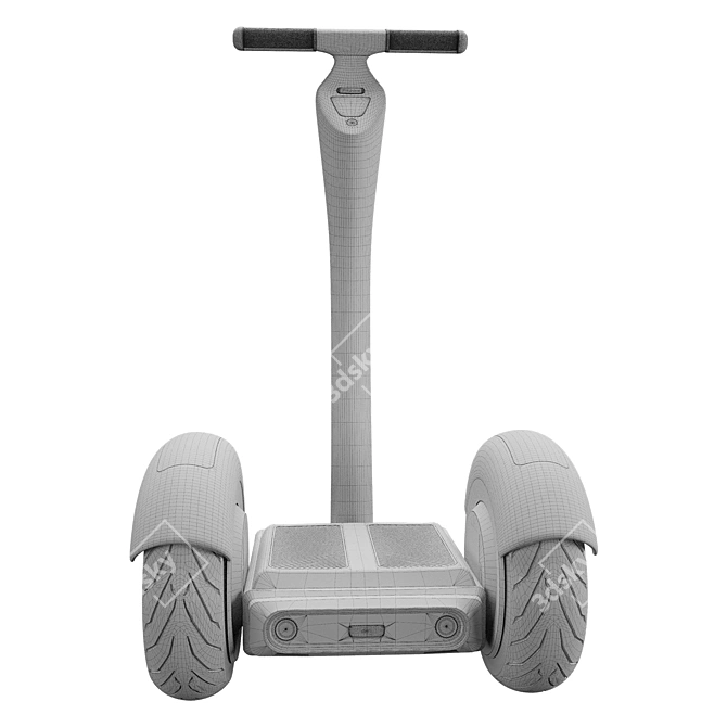 Portable Foldable Electric Bike 3D model image 4