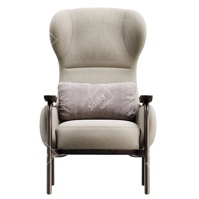 Contemporary Vuelta Chair Design 3D model image 4
