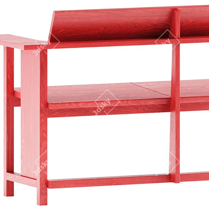 Modern Minimalist Clerici Bench 3D model image 3