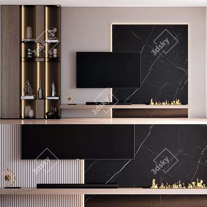 Samsung TV Wall Mount Set 3D model image 1