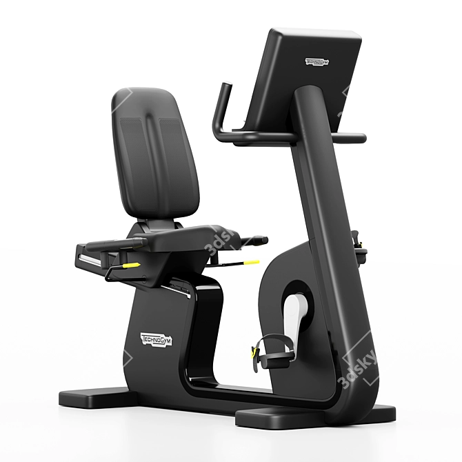 Technogym Artis Recline Exercise Bike 3D model image 2