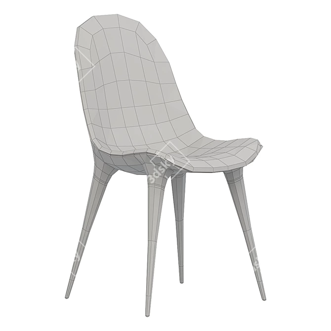 Elegant Cassina Caprice Chair 3D model image 2