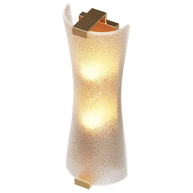Eichholtz Wall Lamp Bern - Stylish Metal & Glass 3D model image 3