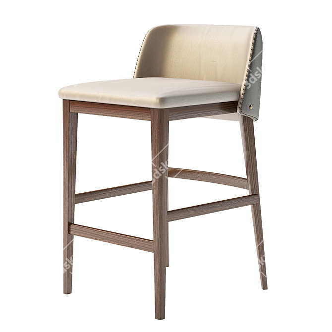 Modern DOMKAPA LOUISE Bar Stool 3D model image 4