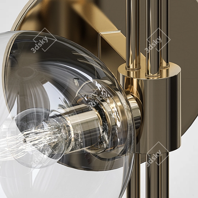 ImperiumLoft Green Wall Lamp 3D model image 2