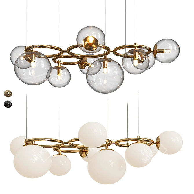 Poldi Collection Pendant Lighting Sets 3D model image 1