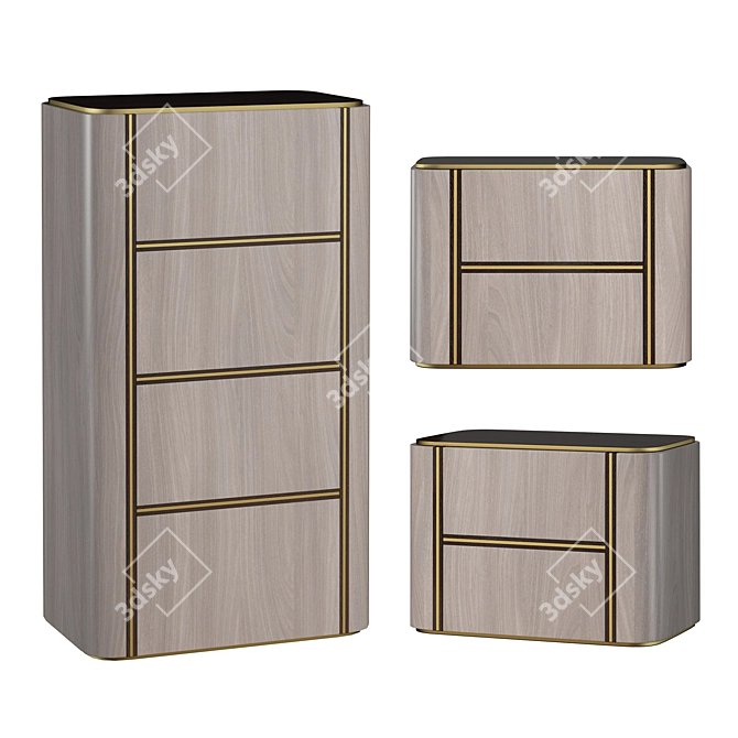 Elegant Kent Collection Furniture 3D model image 1