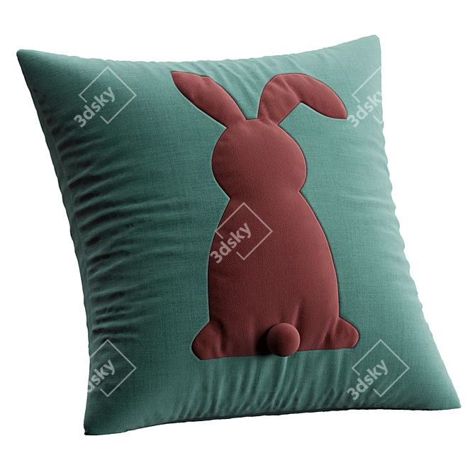 Luxury Velvet Cushions 3D model image 3