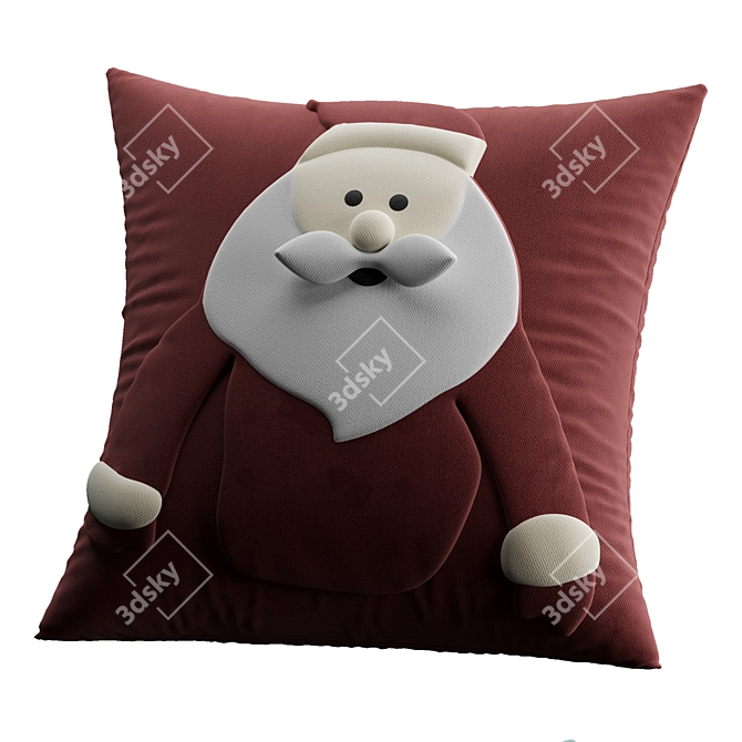 Luxury Velvet Cushions 3D model image 5