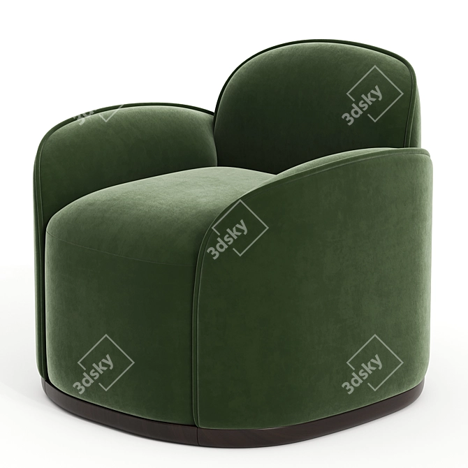 Contemporary Unio Armchair 2014 3D model image 2