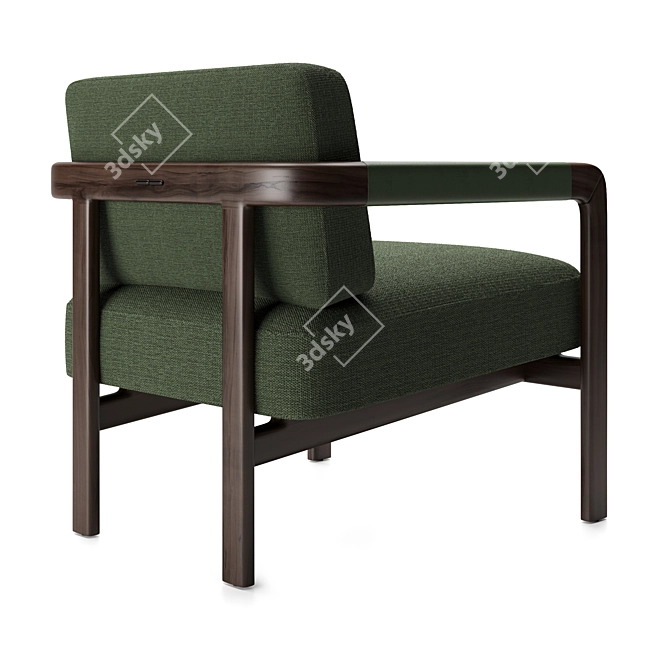 Giorgetti Montgomery Accent Chair 3D model image 4