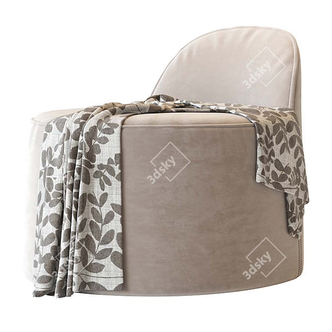 Baxter Nina 2016 Modern Sofa 3D model image 4