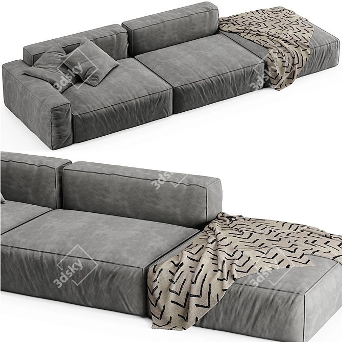 Modern Neo Lounge Sofa 2015 3D model image 2