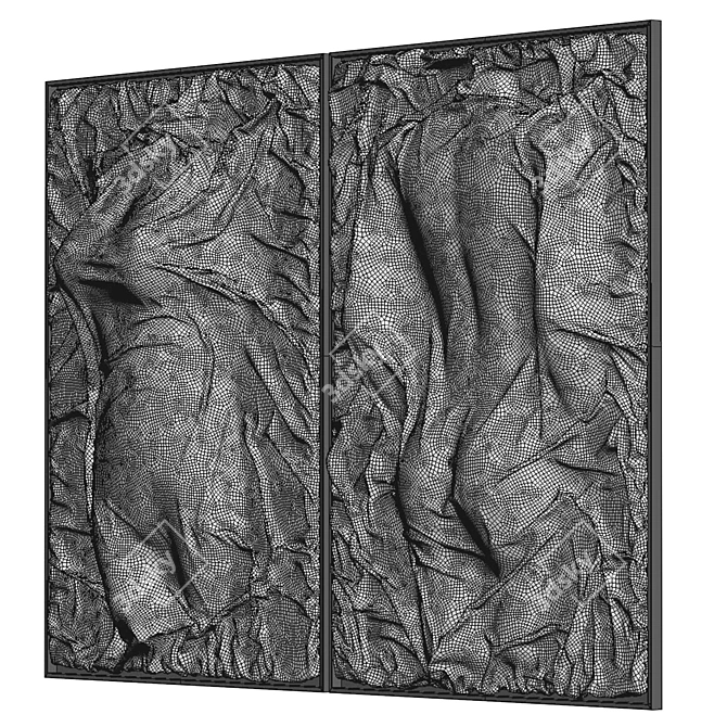 Customizable Wall Hanging Panel 3D model image 6