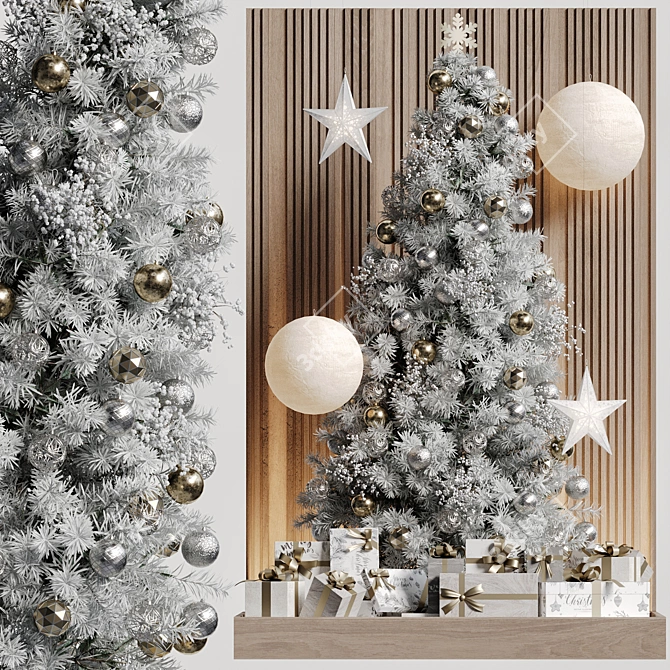 High-Quality Christmas Decor 3DS Max & OBJ 3D model image 1