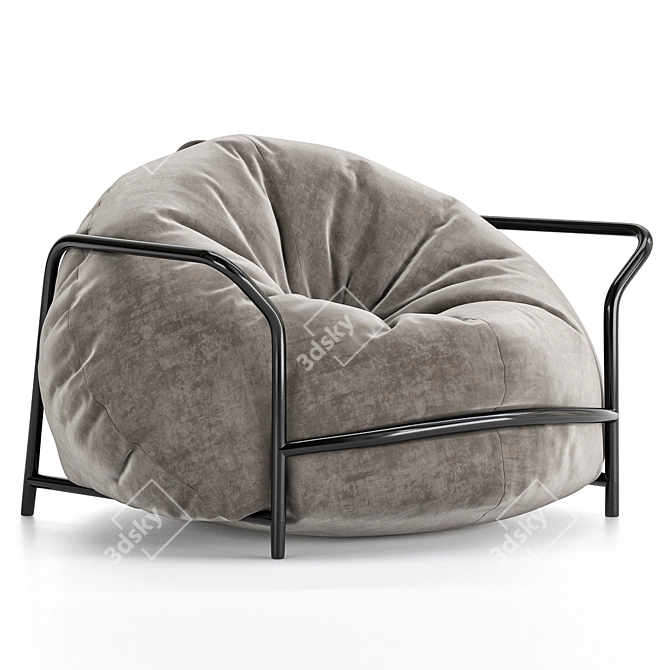 Modern 3D Uni Armchair Model 3D model image 3