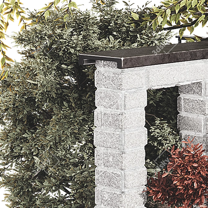 Outdoor Plant 3D Model Collection 3D model image 3