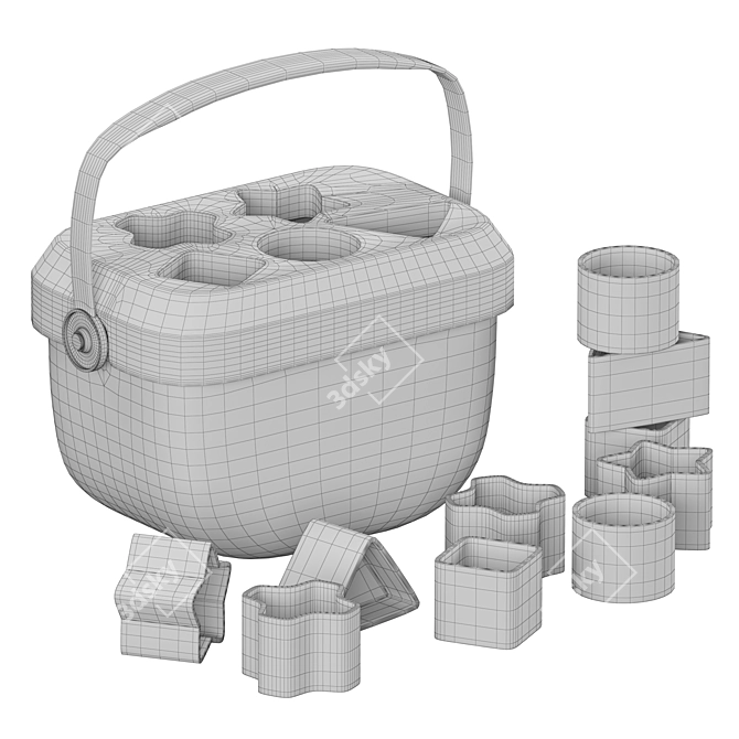 Infant Educational Blocks 3D Model 3D model image 4